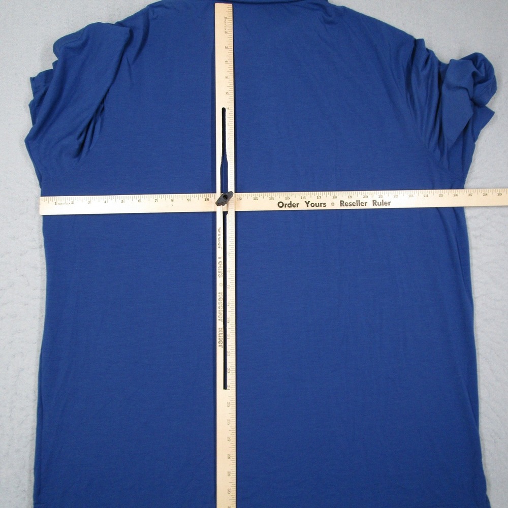 Peter Millar Seaside Mens XXL Blue Short Sleeve Polo Shirt MF21K01S - Picture 7 of 10
